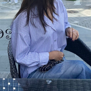 소윰 soyoom 수피마 코튼 셔츠 스트라이프