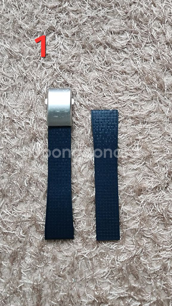 22mm 불소고무 고급 스트랩 2종. 새상품--0