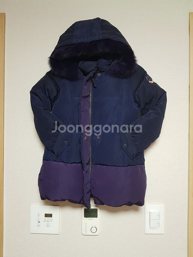 베네통 덕다운 여아 점퍼 120--3