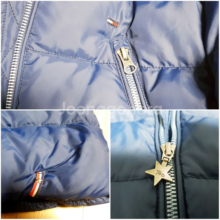 타미힐피거 데님 플레인 폴리 다운 롱패딩 점퍼--4