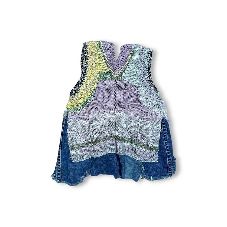 트루릴리전 니트 조끼--2