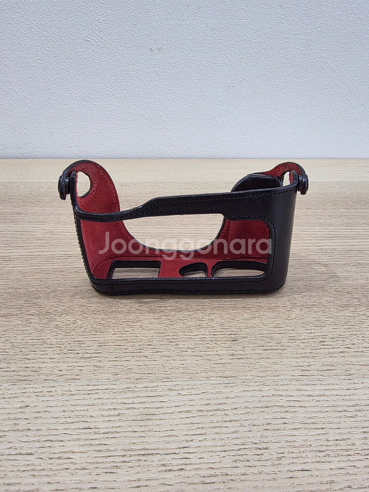 이태리 루이지 라이카 Q2 가죽 하프케이스 블랙 판매--2