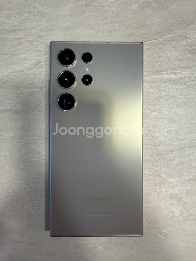 갤럭시 S24 울트라 256GB 티타늄그레이 정상해지--1