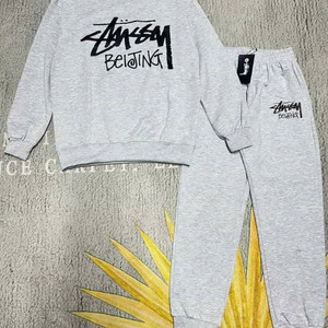 스투시 베이징 맨투맨 조거팬츠 세트