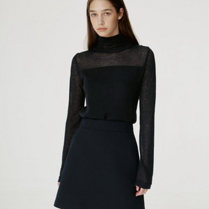 시에 올리비아 터틀넥 차콜쉐도우