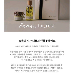 디얼포렛스트 디퓨저선물세트