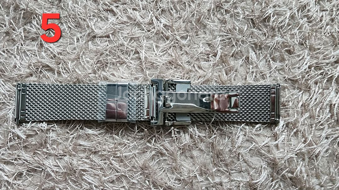 22mm 스틸 매쉬 스트랩 2종 일괄--1
