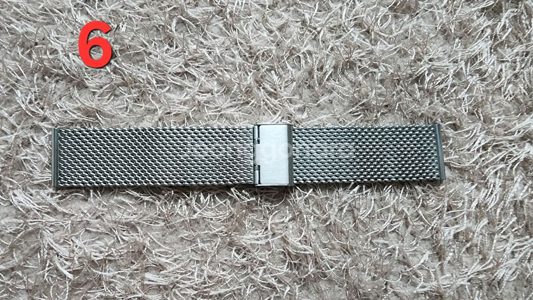 22mm 스틸 매쉬 스트랩 2종 일괄--5