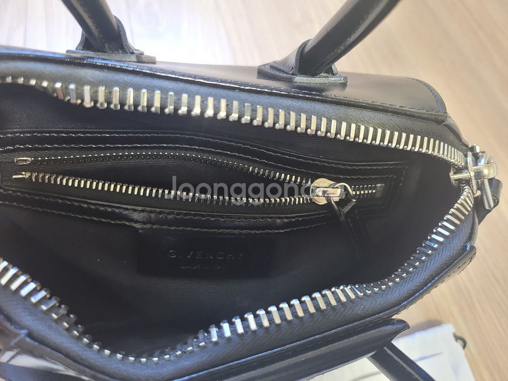 정품 지방시 안티고나 미니 블랙 급처--5