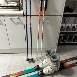 로시놀 남성 스키/폴/부츠 세트