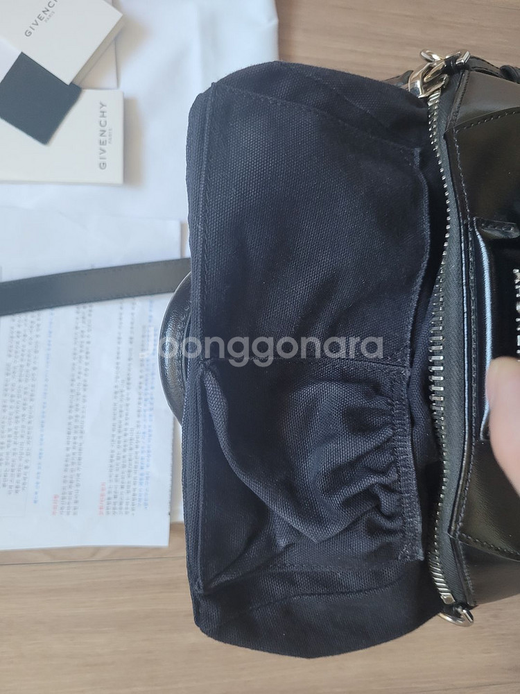 정품 지방시 안티고나 미니 블랙 급처--7