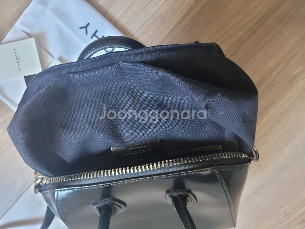 정품 지방시 안티고나 미니 블랙 급처--8