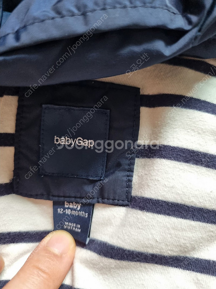 베이비갭 돌아기 패딩 12~18M--1