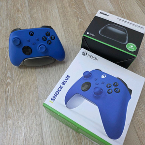 xbox 컨트롤러 엑박 게임패드 블루, 화이트 + 8bitdo 전용 충전독