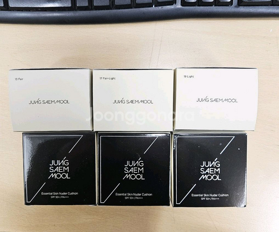 정샘물 스킨 누더 쿠션 본품+리필 미개봉 새상품--0