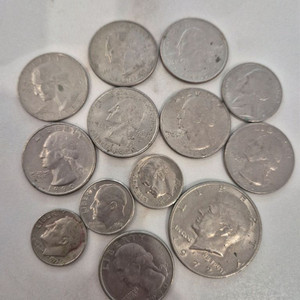 택배포함 수집품 기념품 외국동전 미국동전 달라 센트 미국 니켈 동전 컬렉션