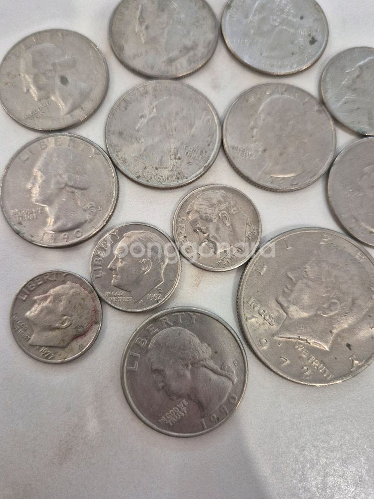 택배포함 수집품 기념품 외국동전 미국동전 달라 센트 미국 니켈 동전 컬렉션--1