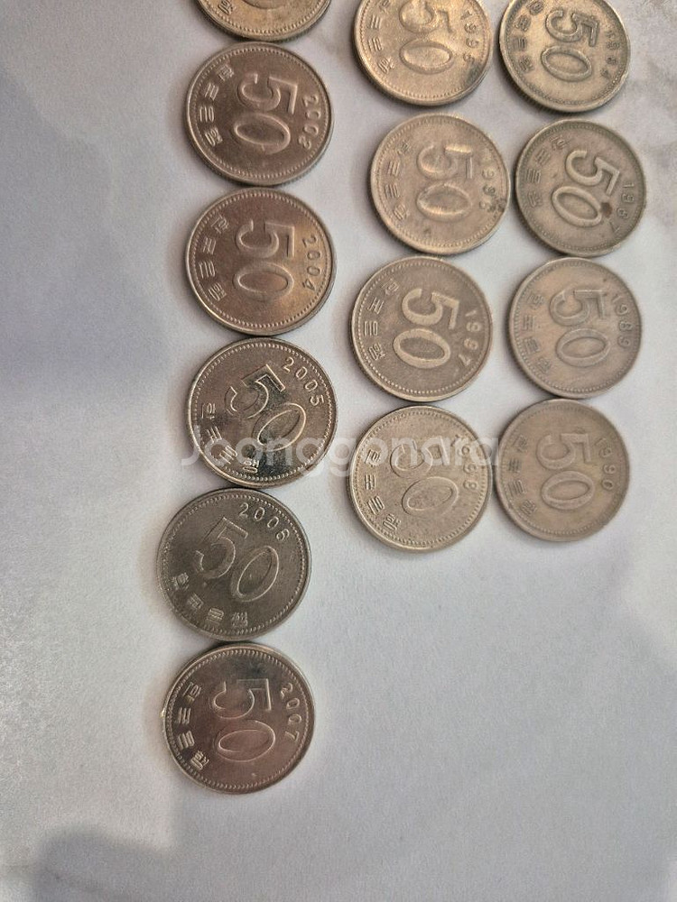 택배포함 옛날 동전 동전 수집 50원짜리 1982~2007까지 설명 보세요 ^^--3