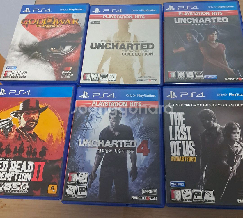 PS4 게임 6종 세트--0