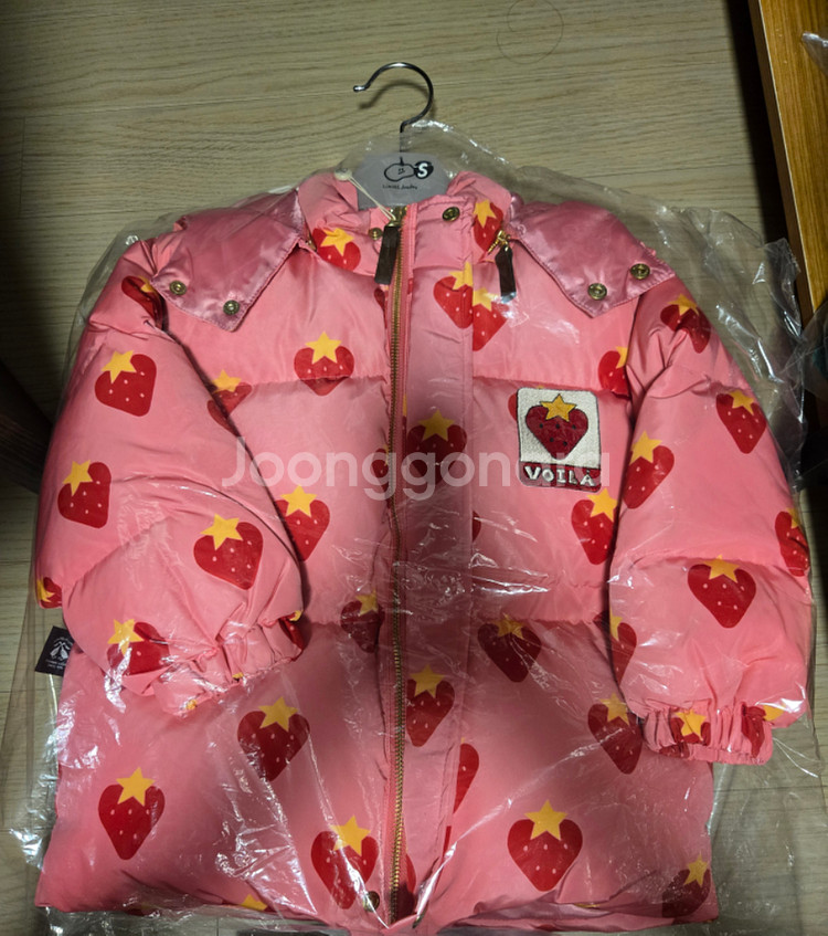 봉주르다이어리 블랙 스모크 8Y 리미떼두두 핑크딸기패딩S 일괄 새상품--1