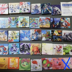 디지몬 캐릭터 사각 양면 아크릴