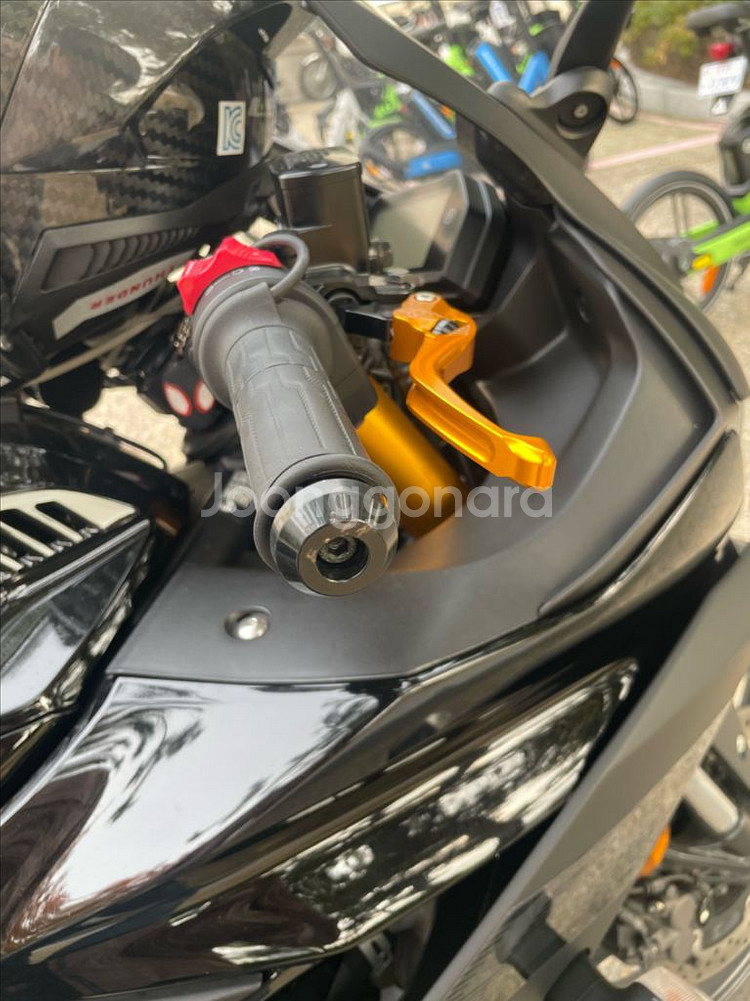 야마하 YZF-R3 오토바이 블랙--4