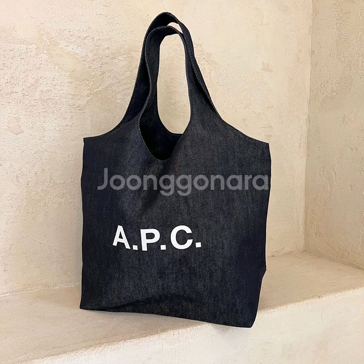 APC 니논 데님 토트백--1