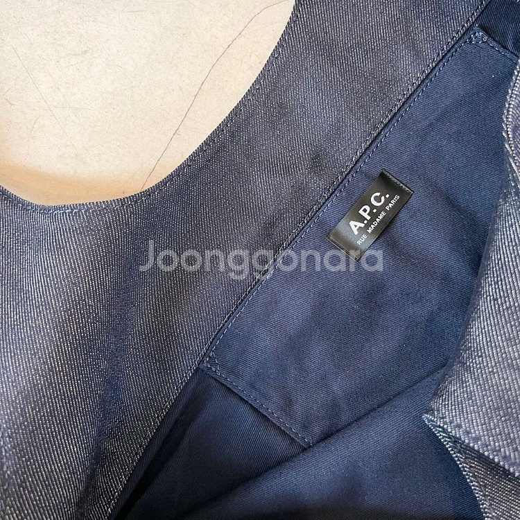 APC 니논 데님 토트백--5