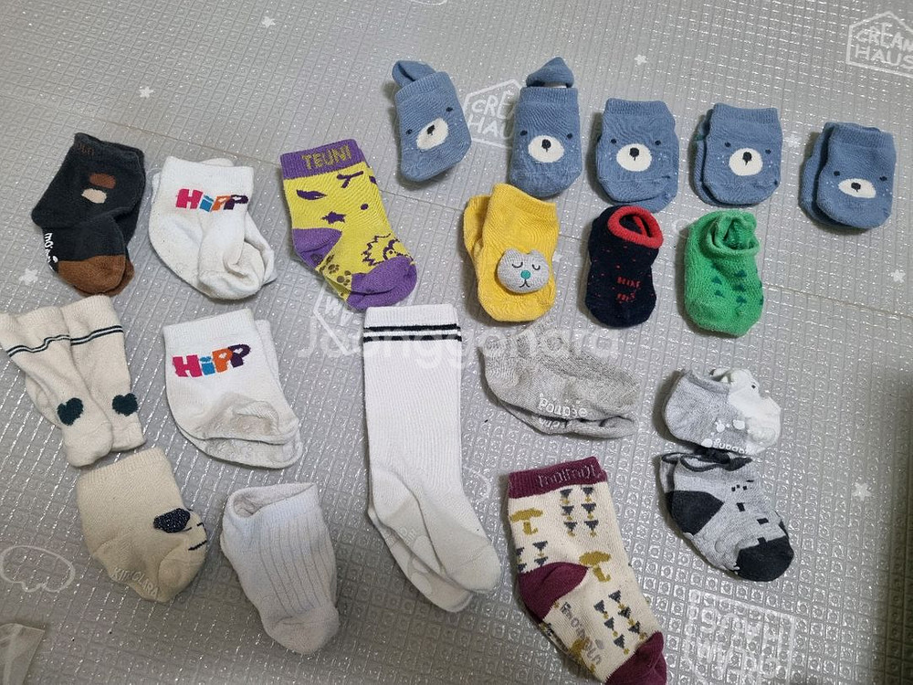 유아 돌전 아기 양말--7