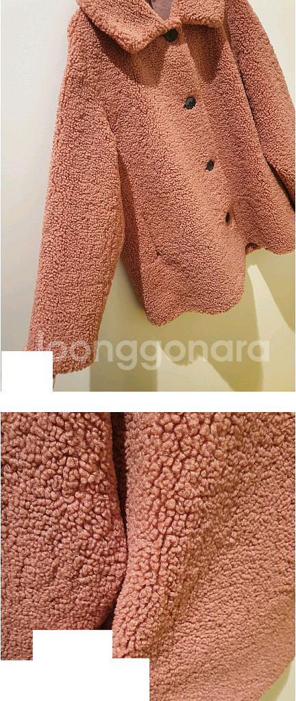 DEWL 듀엘 , 양면 테디베어 무스탕 코트--2