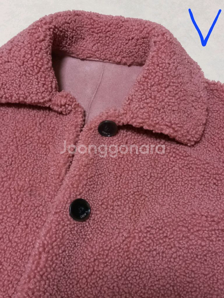 DEWL 듀엘 , 양면 테디베어 무스탕 코트--8