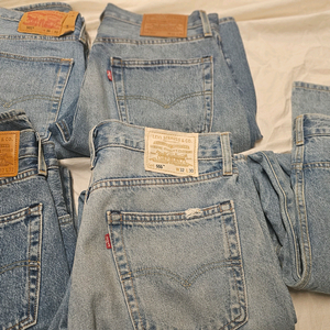 리바이스 555 청바지 4벌 일괄 릴렉스 스트레이트