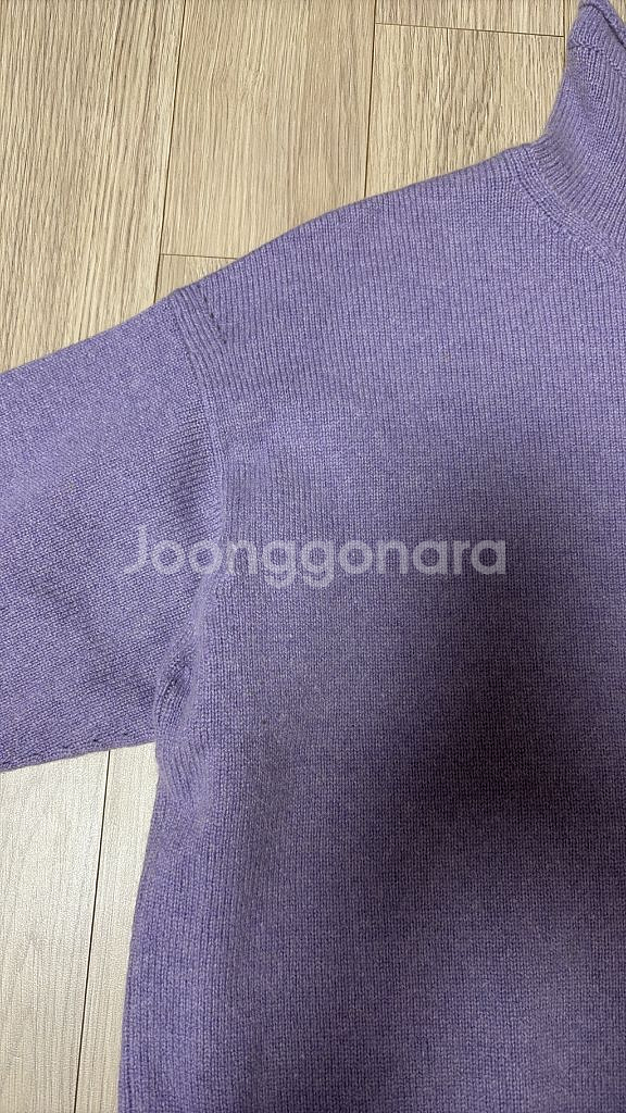 마인 레터링 자수 니트 스웨터--7