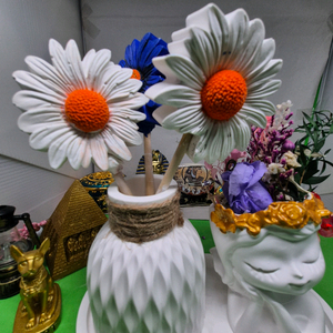 석고방향제 꽃병 세트