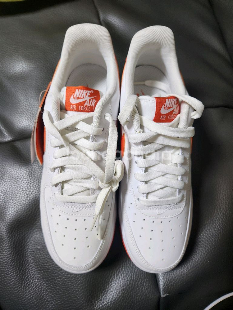 나이키 에어포스1 화이트 팀 오렌지--0