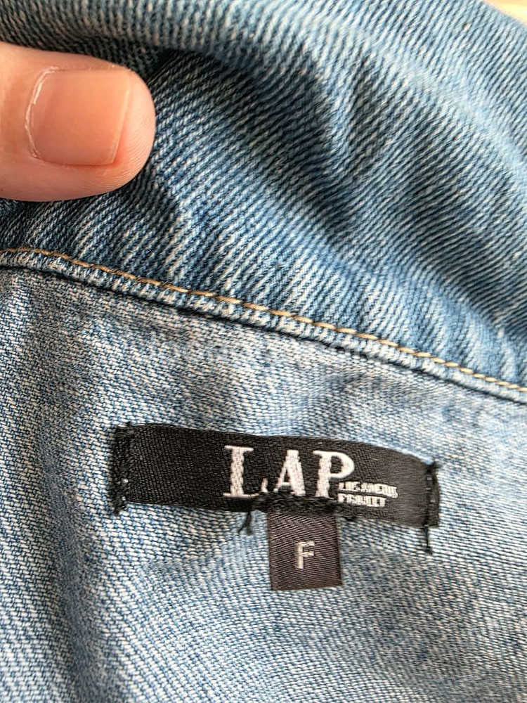 LAP 데님 점프수트--6