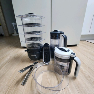 베이비무브 이유식마스터기 4단(+바스켓1개), 믹서기 2개
