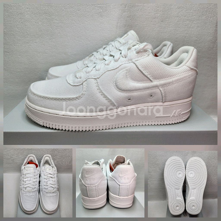 나이키 에어포스1 로우캔버스 265 새상품 정품 무료배송 네고불가 나이키코리아 국내매장용--0