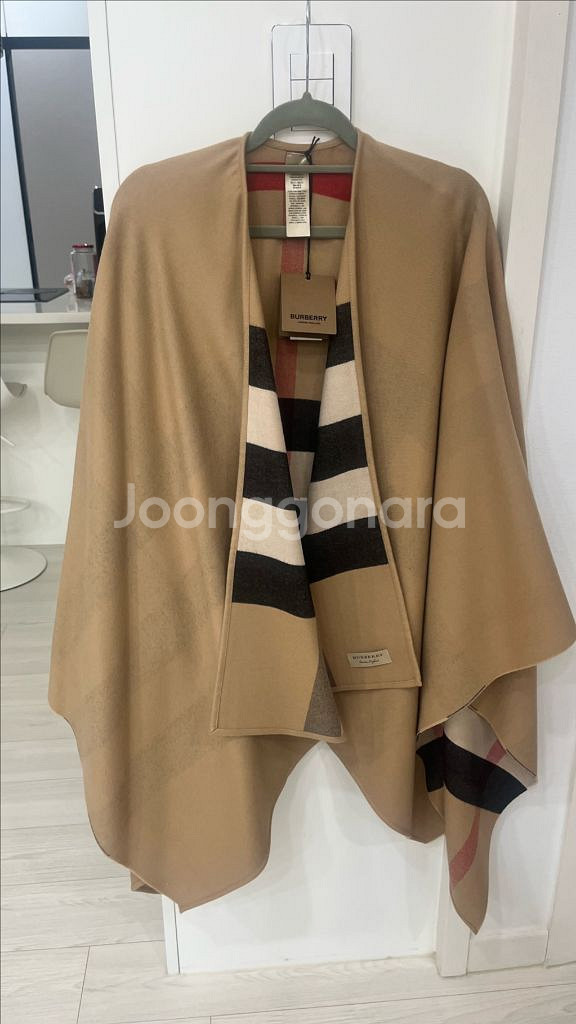 버버리 리버서블 체크 켈리 코트--0