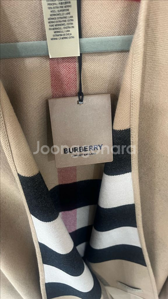 버버리 리버서블 체크 켈리 코트--1
