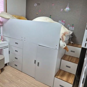 마티노가구 스타일 옷장형 멀티 수납 침대(슈퍼싱글)