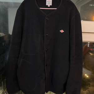 단톤 후리스 노카라 44 블랙 24fw