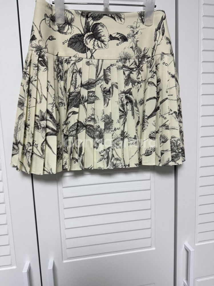 사우스케이프 플리츠 스커트--0