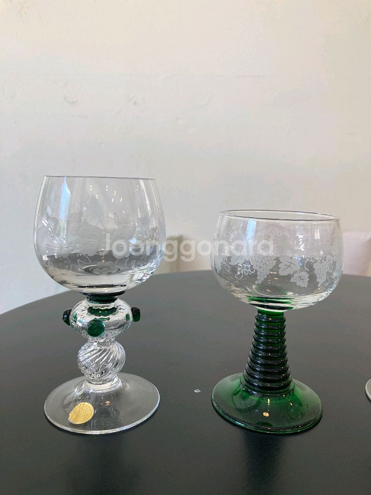 빈티지 유리잔 4종, 가격상이--3