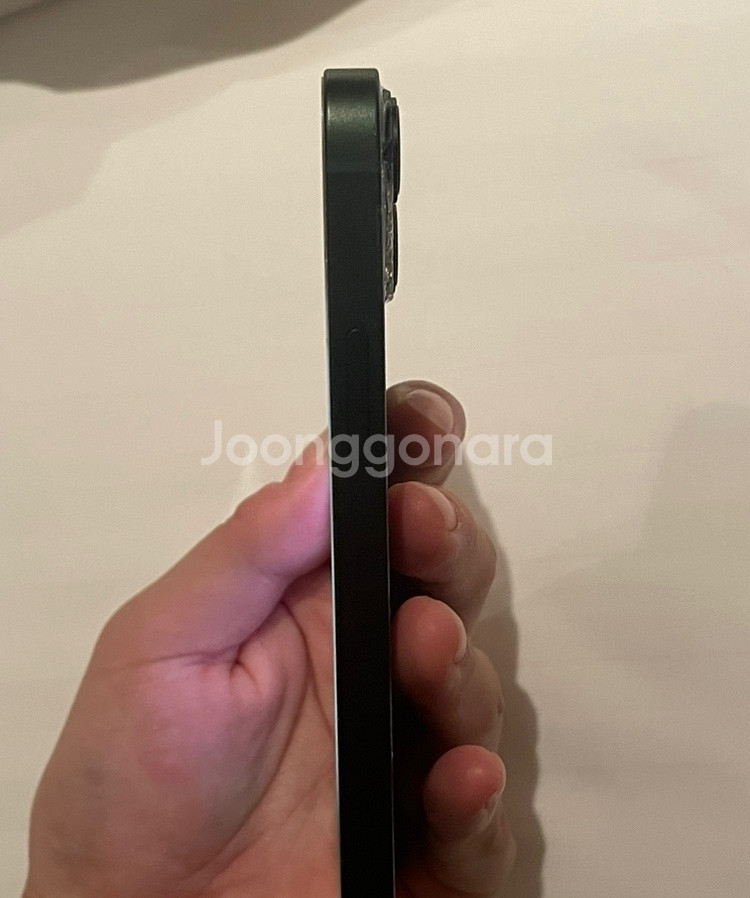 4개월 파손폰 아이폰13 미니 128GB 그린 배터리 99% 부품용 수리용--4