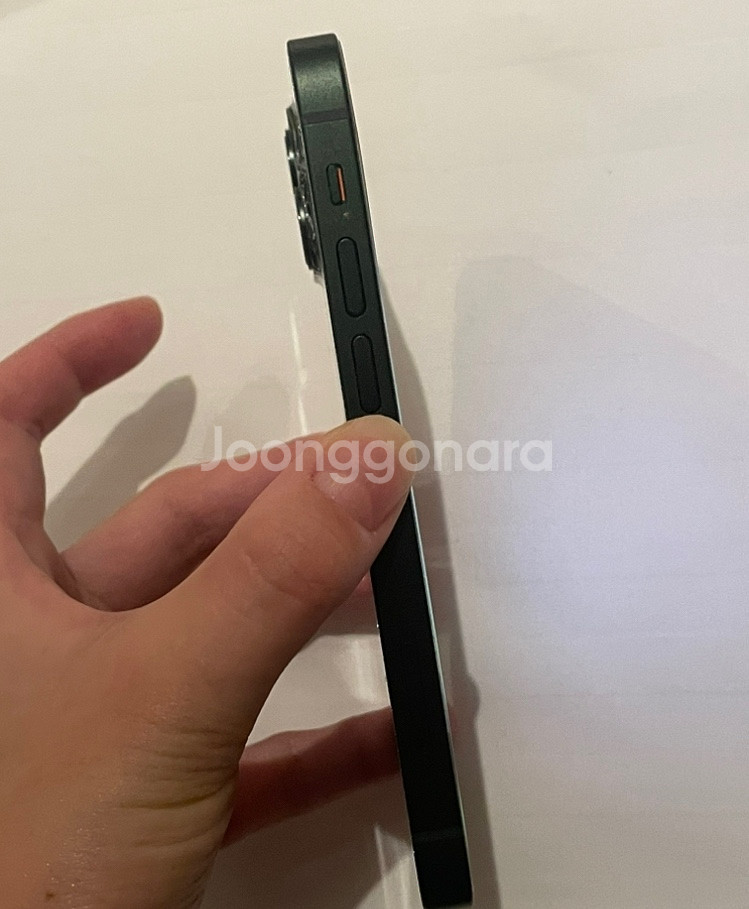 4개월 파손폰 아이폰13 미니 128GB 그린 배터리 99% 부품용 수리용--3