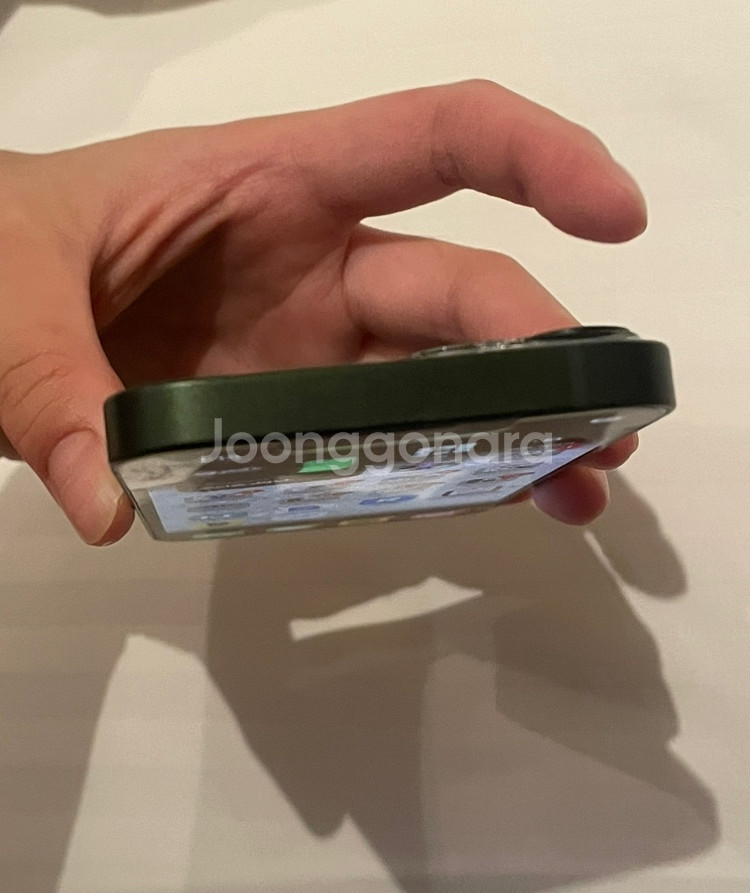 4개월 파손폰 아이폰13 미니 128GB 그린 배터리 99% 부품용 수리용--5