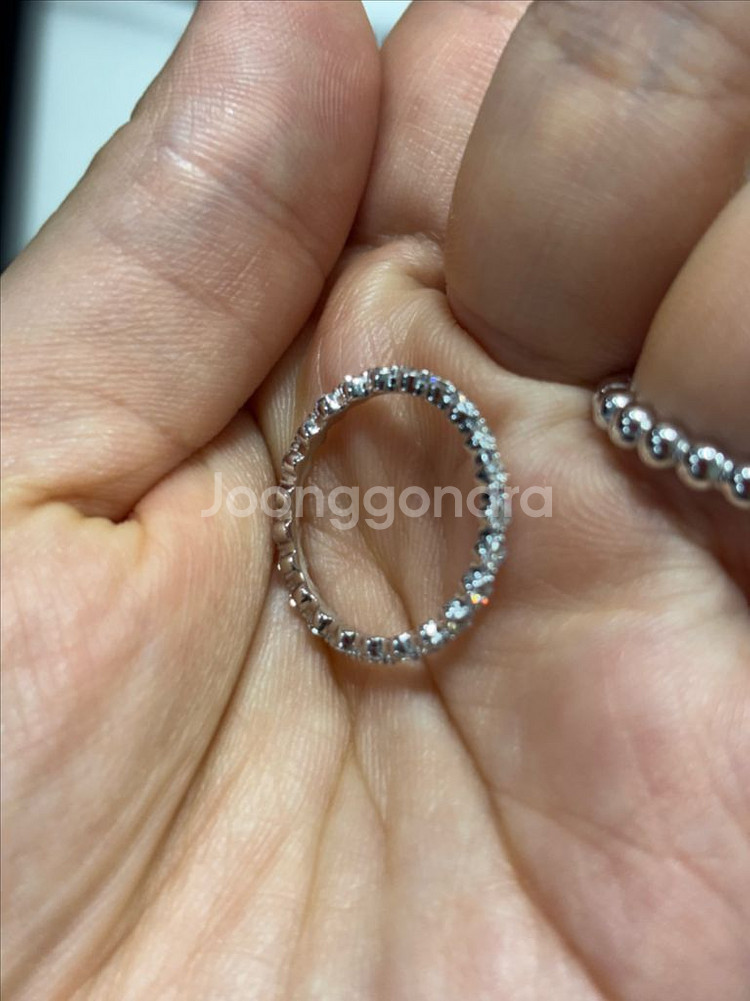 [새제품] 14k 랩 이터니티 반지 12호 가드링--0