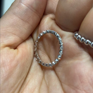 [새제품] 14k 랩 이터니티 반지 12호 가드링