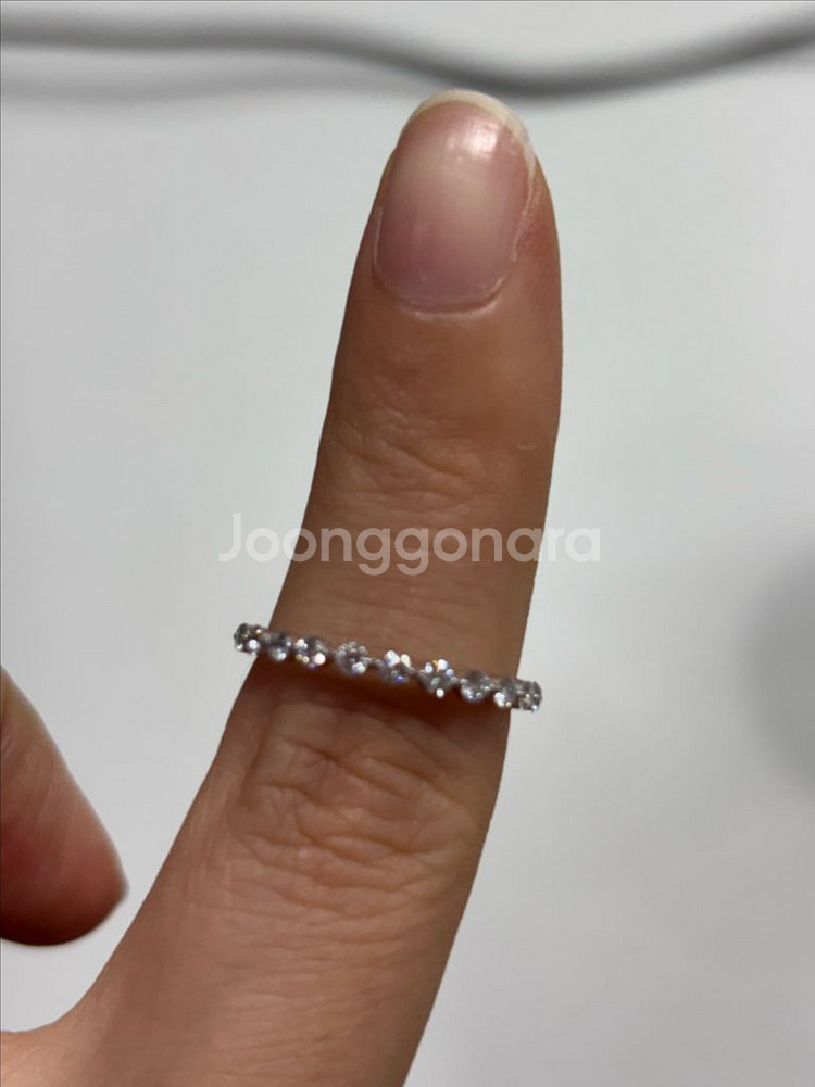 [새제품] 14k 랩 이터니티 반지 12호 가드링--1